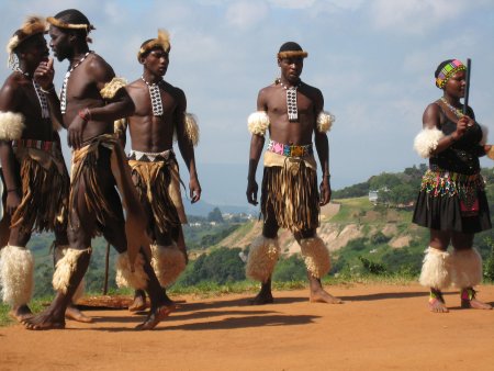 Племя Зулу в Африке