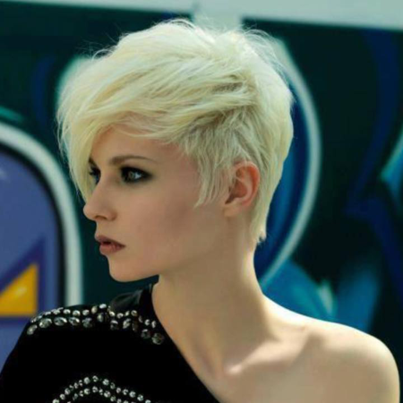 Пикси панк стрижка