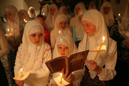 Христианка в платке