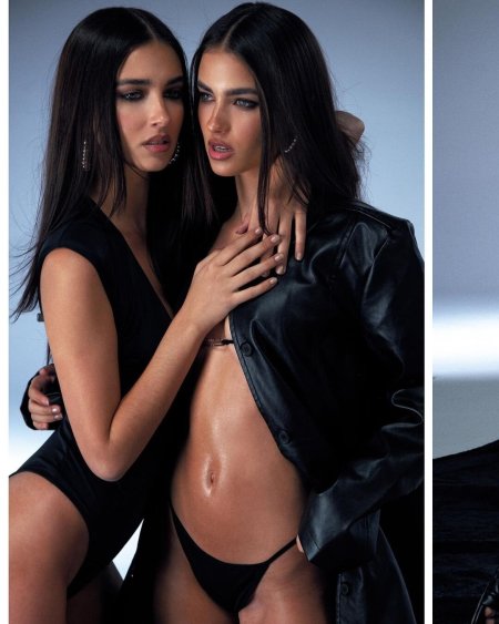 Модели-Близнецы Элиша и Рене Херберт