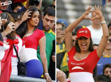 Чили футбольные болельщицы