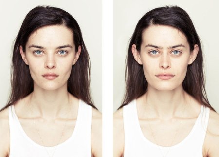 Анджелина Джоли симметрия лица