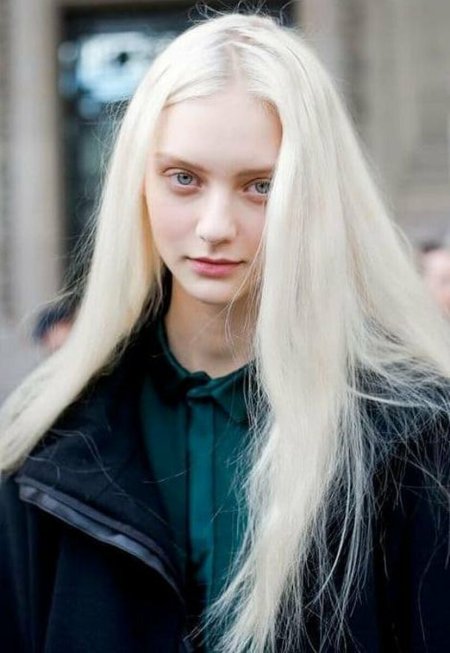 Настя Кусакина цвет волос