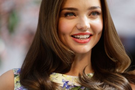 Миранда Керр ямочки