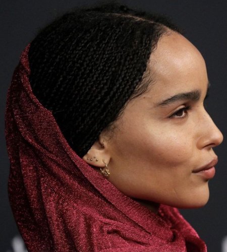 Зои Кравиц макияж