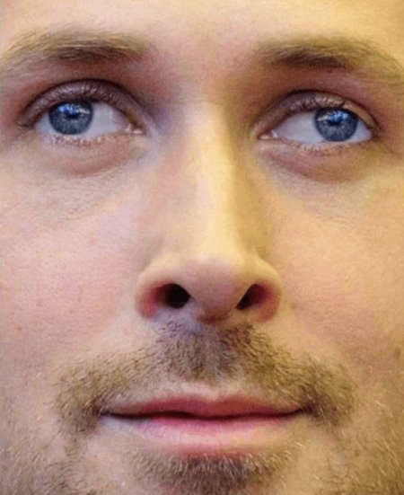 Райан Гослинг косоглазие