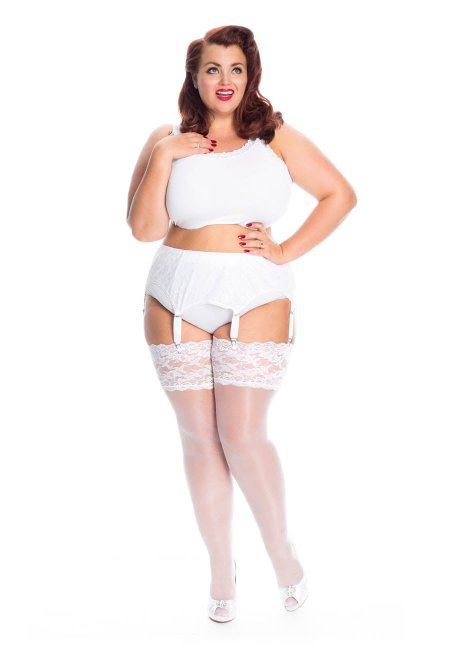 Чулки на толстых