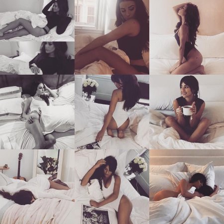 Красивые позы для фотосессии на кровати