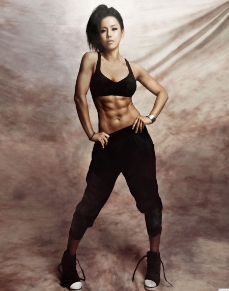 Азиатские фитнес модели