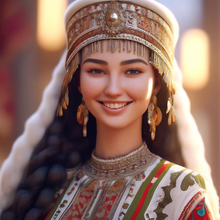 Девушка туркменка