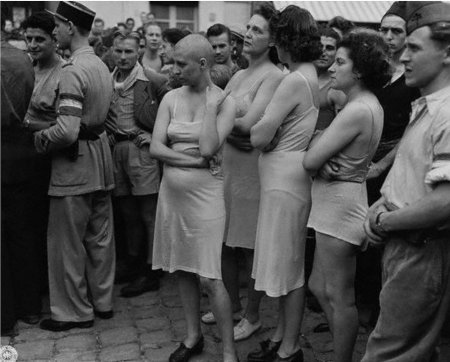 Женщины коллаборационистки во Франции