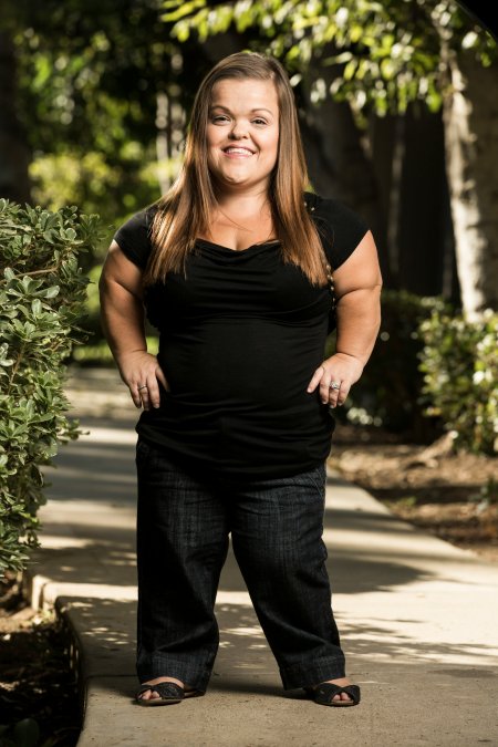 Толстая низкорослая женщина