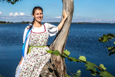 Карельский национальный костюм женский