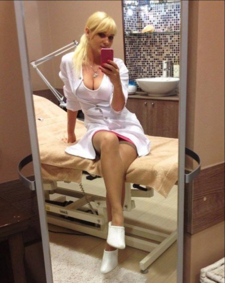 Селфи русских медсестер