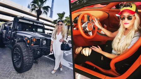 Алекс Хирши блондинка на суперкаре