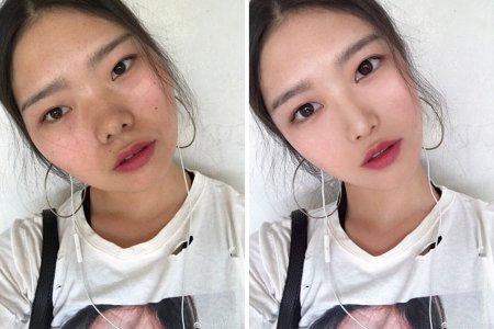 Кореянки без макияжа