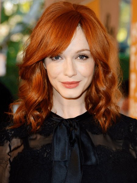 Кристина Хендрикс челка