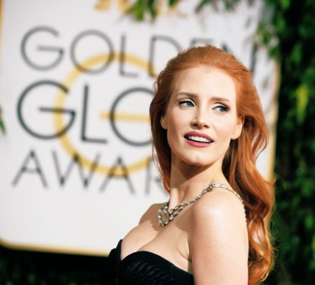 Джессика Честейн волосы