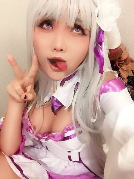 Аниме косплей ахегао