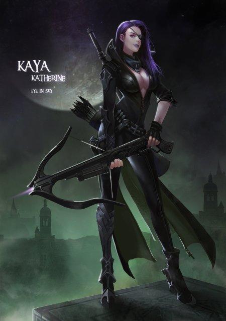 Девушка с арбалетом фэнтези