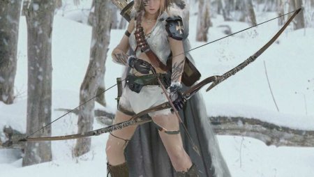 Девушка с луком