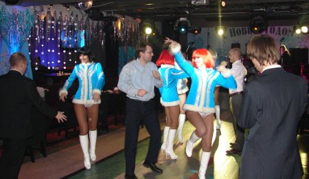 Новогодние корпоративы в колготках