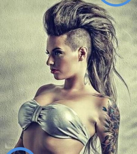 Бритые виски