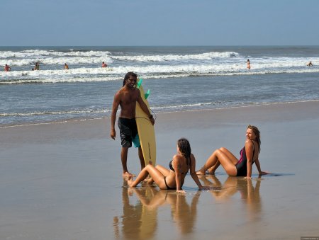 Индия девушки пляж