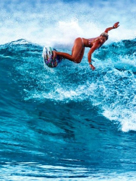 Голые девки на серфинге