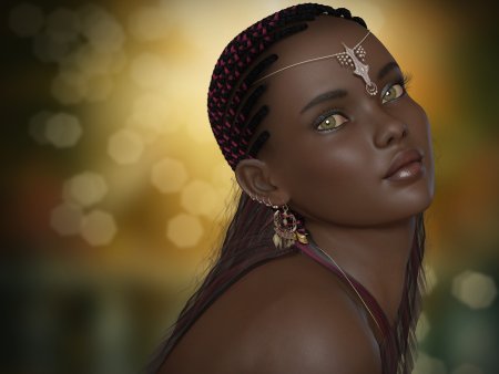 Фулани неземной красоты жители Африки женщины