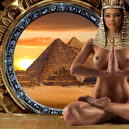 Ню Египетская царица Клеопатра