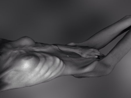 Анорексичка красивая голая