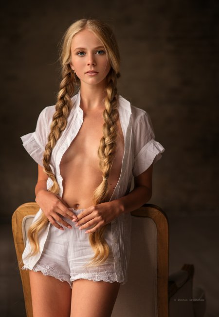 Блондинки с косой Нагие