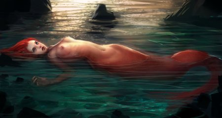 Голая красивая Русалочка
