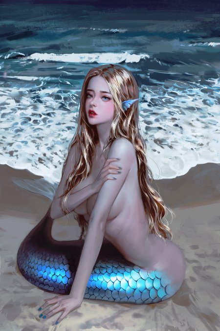 Эротические арты русалки