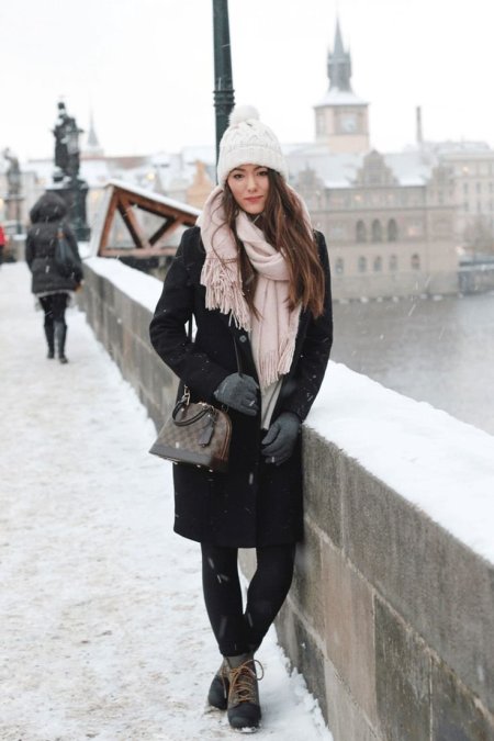Зимний образ для девушки