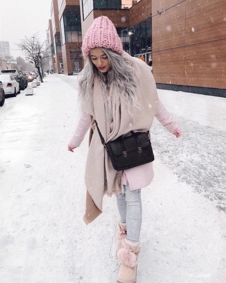 Нежный зимний образ