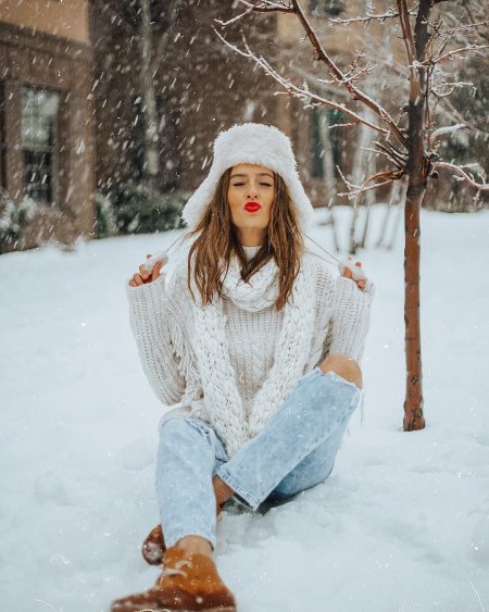 Фотосессия зимой