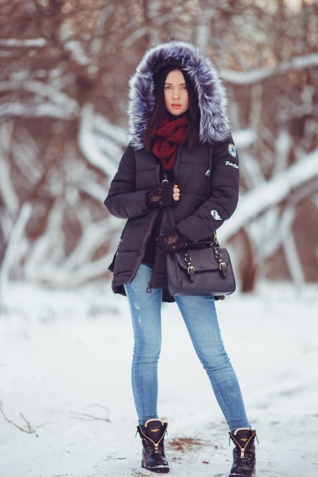 Зимние женские образы