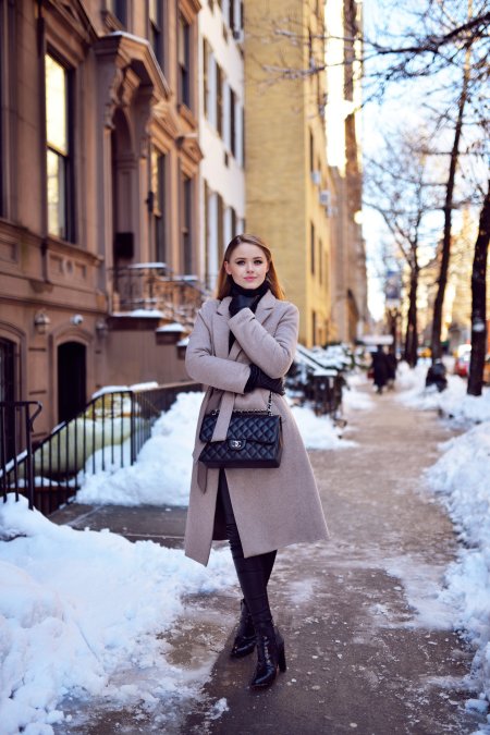 Кристина Базан зимний образ