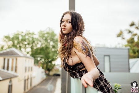 Девушки с тату на рабочий стол