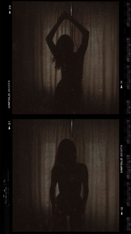 Фото тени девушки на стене