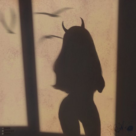 Тень с рогами