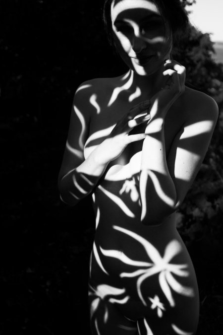 Черно белое искусство ню