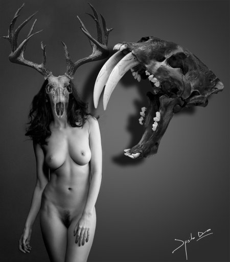 Девушка сюрреализм арт ню