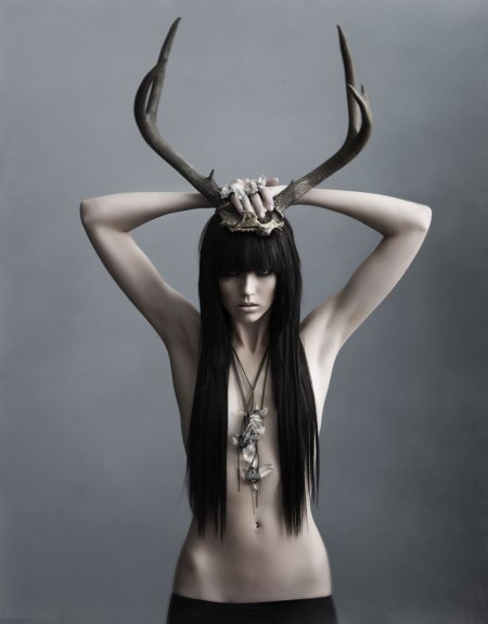 Фотосессия с рогами