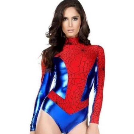 Женский костюм человека паука