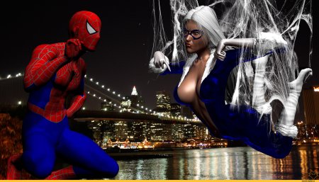 Чёрная кошка Marvel Spider man ps4