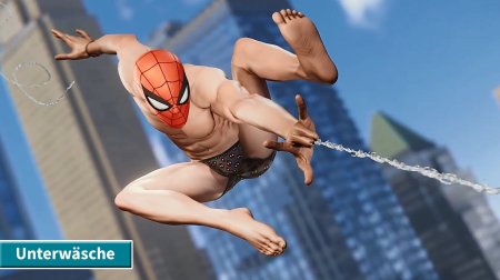 Голый человек человек паук