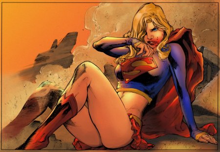 Капитан Марвел и Супергерл